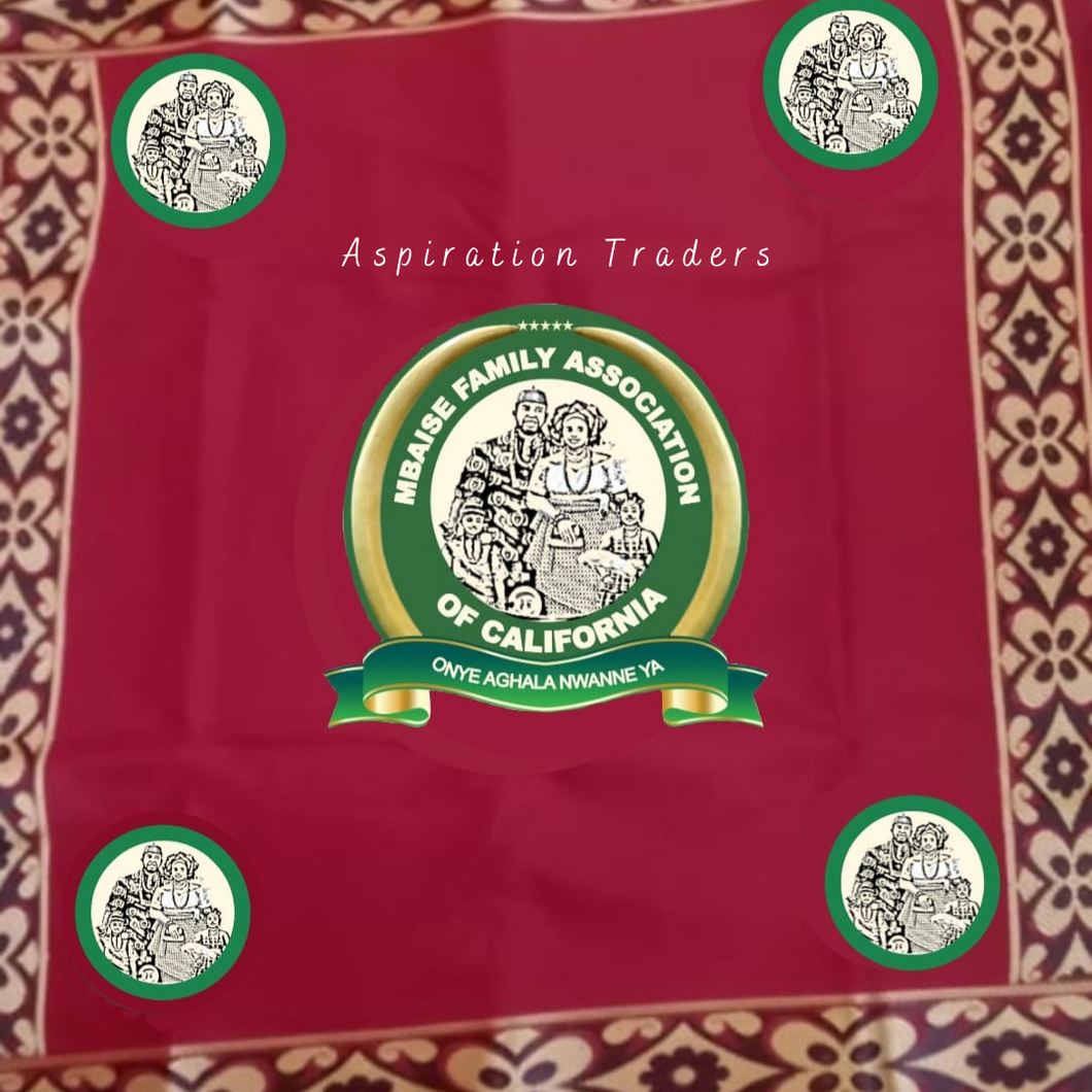 Maroon Family Association  Machinery embroidery Logo work  - 1025